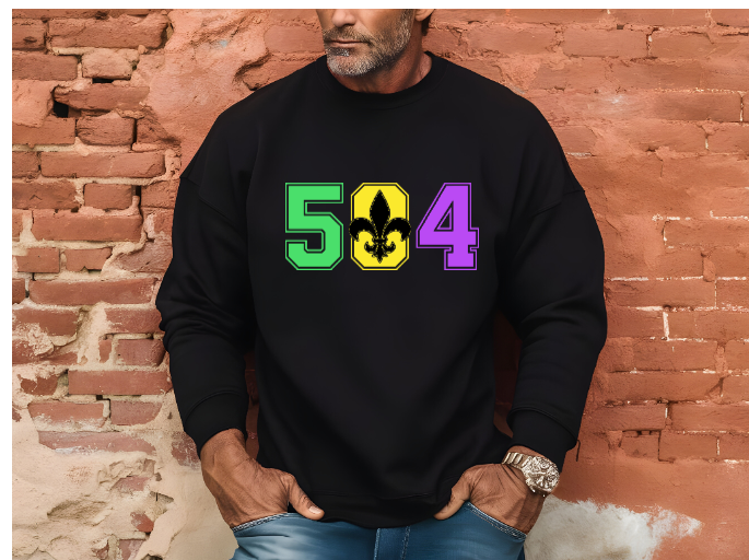 504 Mardi Gras Sweatshirt