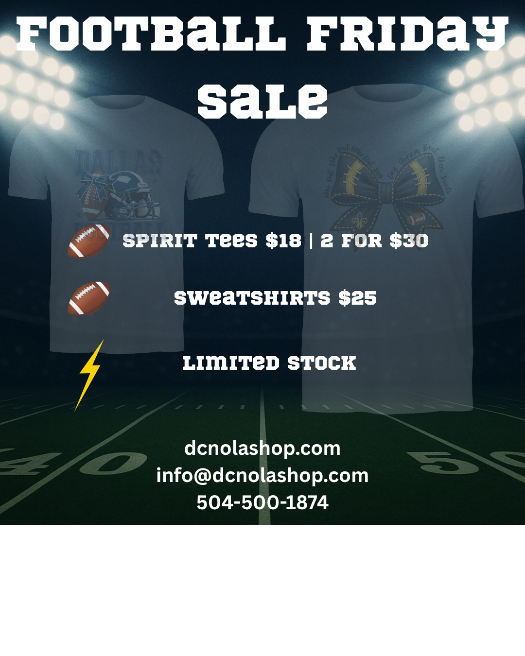 Football Friday Sale