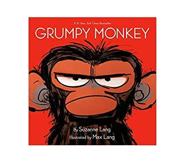 Grumpy Monkey 3 Books Set Grumpy Monkey, Monkey Party Time! & Grumpy Monkey Up All Night Hardcover by Suzanne Lang