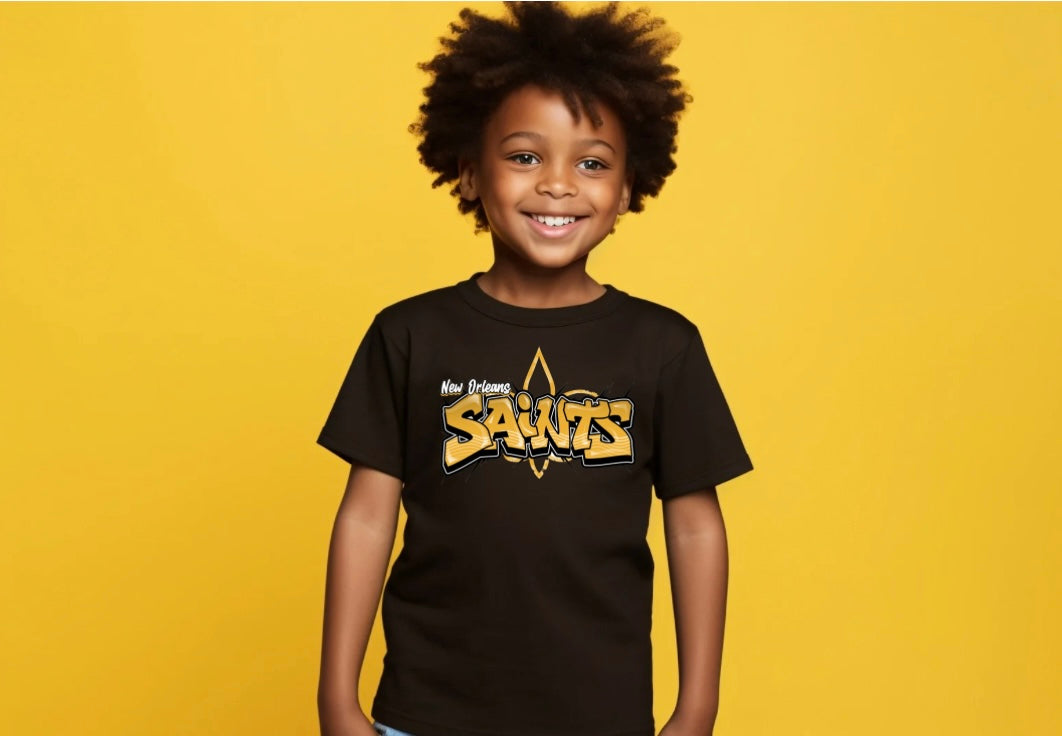 Saints Graffiti T-Shirt Kid
