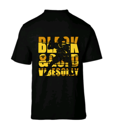 Black & Gold Vibes Only Tee