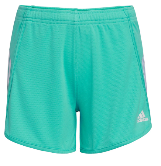 Girls' Adidas Stripe Mesh Shorts XL