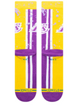 Stance Adult Los Angeles Lakers Overspray Socks