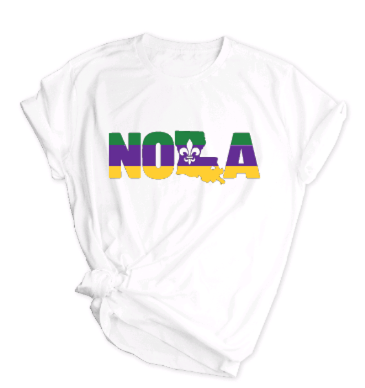 NOLA Mardi Gras Tee
