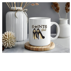 Saints Girl with Heels Mug