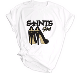 Saints Girl with Heels Tee-Shirt