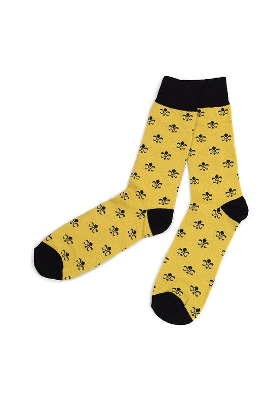 Fleur de Lis Socks