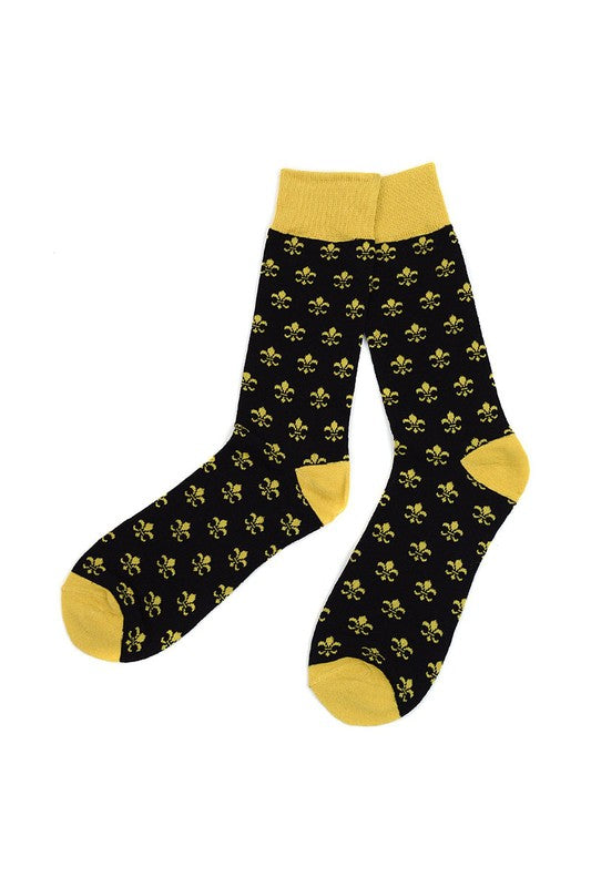 Fleur de Lis Socks