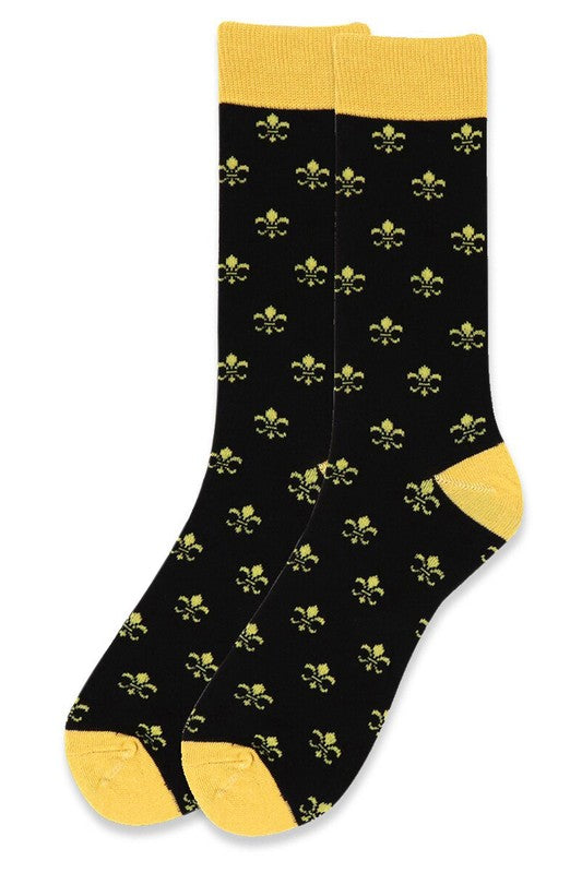 Fleur de Lis Socks