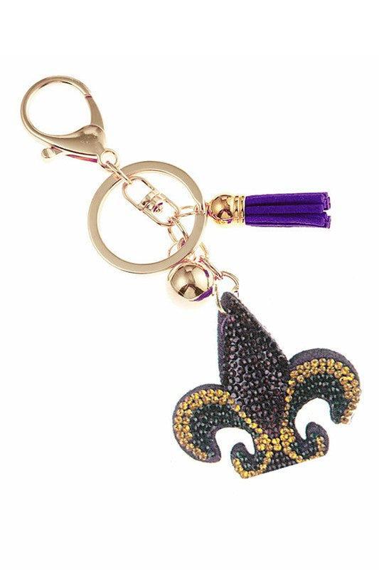 New Orleans Tassel Key Chain