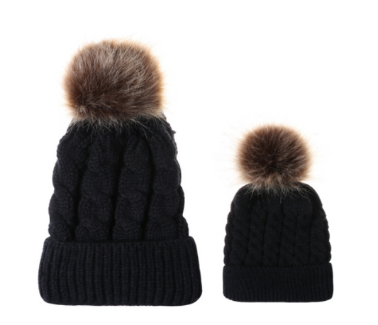 Mommy & Me Faux Beanie