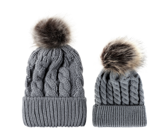 Mommy & Me Faux Beanie