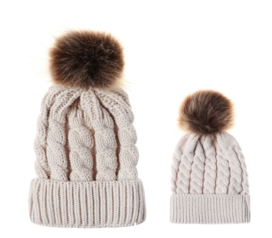 Mommy & Me Faux Beanie